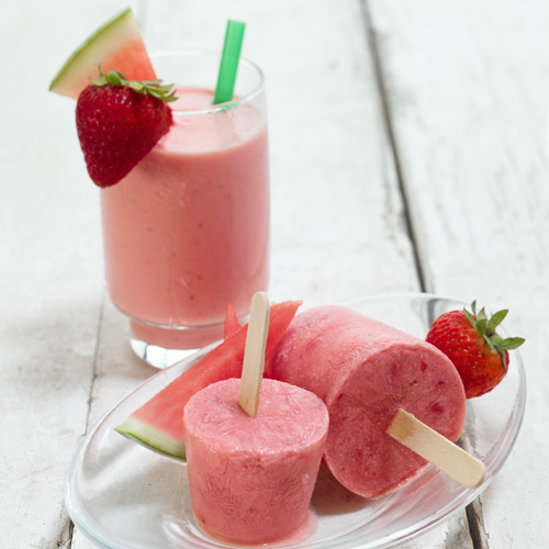 Watermelon-Strawberry-Shake