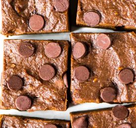 Brownies de patates douces