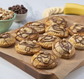 Chausson à la banane, au chocolat et au beurre d’arachide